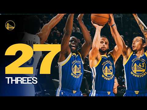 Warriors Match Franchise Threes Record vs. Mavericks | Dec. 15, 2024