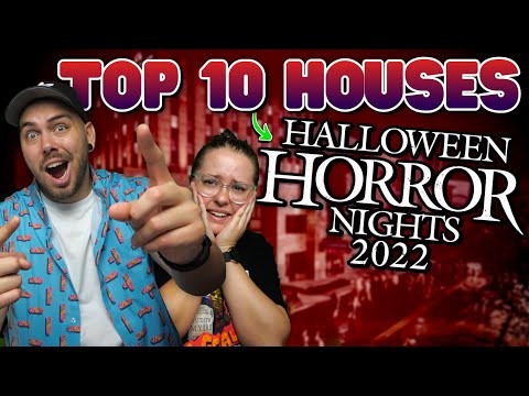 RANKING EVERY HOUSE AT HALLOWEEN HORROR NIGHTS 2022 ORLANDO!