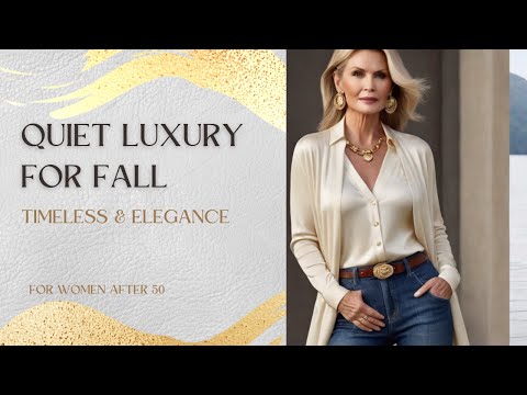 Quiet luxury look for fall wardrobe| Effortless elegance