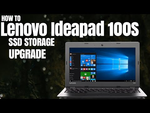 How To Lenovo Ideapad 100S M.2 SSD Upgrade