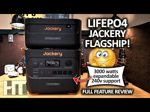 Jackery 2000 Plus 3000w LiFePO4 Modular UPS Solar Generator Power Station Review