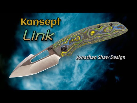 Kansept Link!  NEW Knife Design by Jonathan Shaw!  Stylish & Classy Compound Grind!