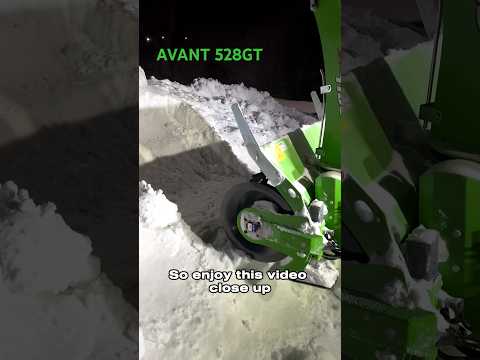 WHAT Is The BEST Part About A SNOWBLOWER On A WHEEL LOADER?? #avant #snowplowing #avanttecno