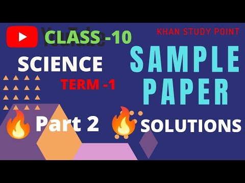 Sample Paper Solution #2 | Cbse Class 10 Term 1 | fraz Khan @A2motivation @khanGSResearchCentre