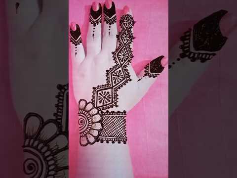 V letter easy mehndi design trick #mehndi #easymehndi #ytshorts #shorts #viral @mehndiwali23