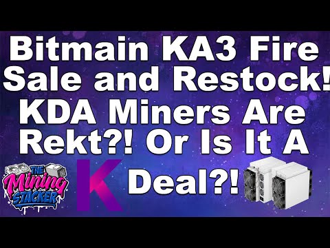 Bitmain Antminer KA3 Kadena ASIC Miner HUGE Price drop ! KDA ASIC Mining Done Again ?!