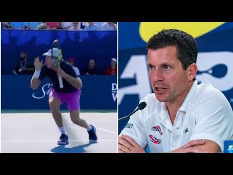 Australian Open star drills ball into crowd as Tim Henman incident dragged up