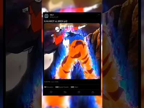 KAKAROT vs JIREN pt2 #trend #anime #goku #fypviral #dbs