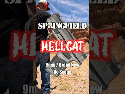 Yes! aiming/hitting the jug in dirt :) #hellcat #hellcat9mm #springfiedhellcat #9mm #compact9mm