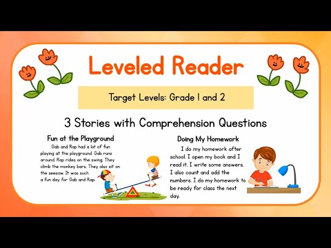 Reading for Grade 1 and Grade 2 | Reading Comprehension | Learn English Through Stories (Set 6)