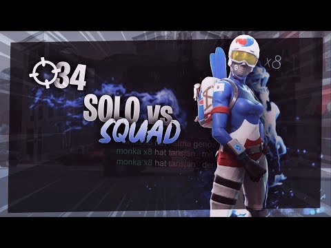 34 kill Solo Squad game! x8