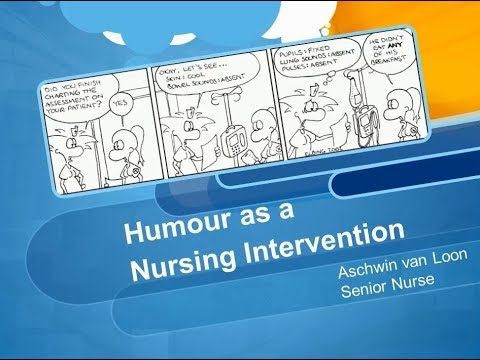 Humor as a nursing interventiuon by Aschwinn Van Loon