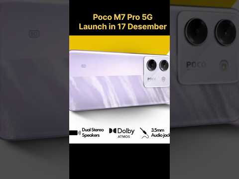 Poco M7 Pro 5G review 👍 launch in Desember 17 👍 first look #smartphone #pocox #pocophone #pococommun