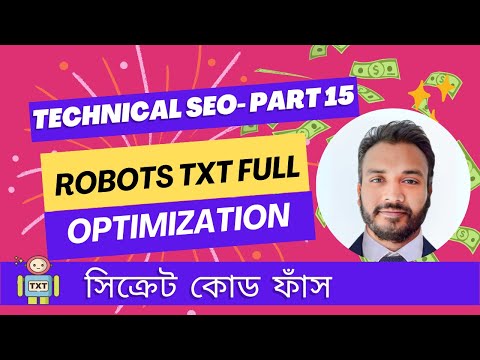 Advanced Robots txt Full Optimization| Part-15 New Full SEO Course in Bangla 2024  - Firoz Ahmad