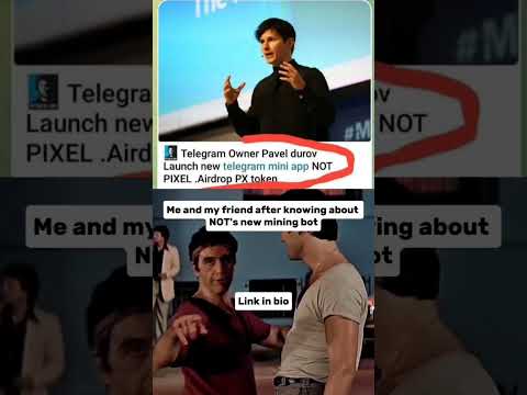 Telegram ceo Pavel durov New Airdrop Launch Not Pixel 🙈🔥