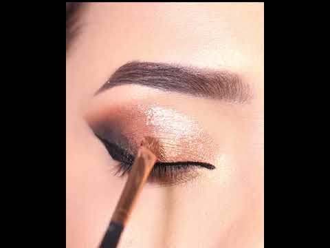 #shorts  Simple and Easy smokey glitter eyeshadow for beginners || Shilpa