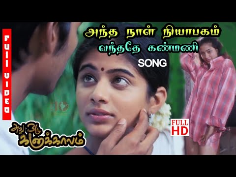 Antha Naal Nyabagam Vanthathe Kanmani 4K | Athu Oru Kanaa Kaalam Songs 4K