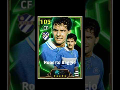 HOW TO TRAIN 105 RATED ROBERTO BAGGIO IN EFOOTBALL #robertobaggio #efootball #short #pes #viral #cf