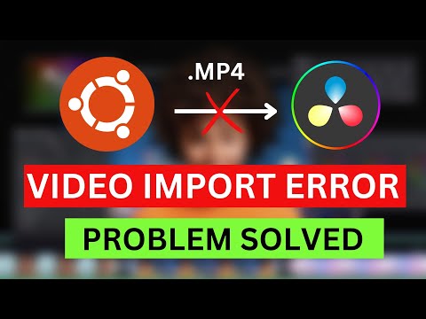 How To Fix Davinci Resolve Video Import Error For Linux!