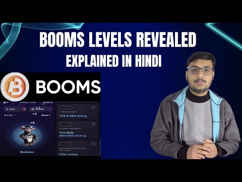 Booms levels revealed | Booms Airdrop