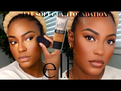 *New* $8 ELF SOFT GLAM SATIN  FOUNDATION || 8HR WEAR TEST ON OILY COMBO SKIN