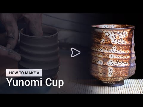 Throwing & Trimming a Traditional Yunomi Cup | Full Pottery Process