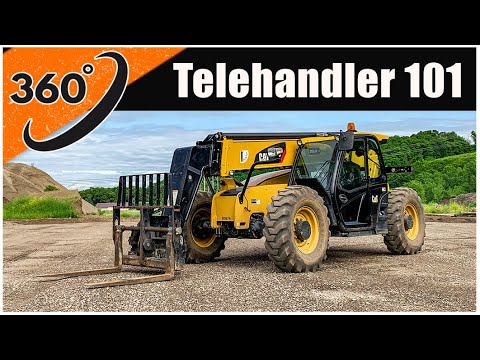 How to Drive a Forklift (360°) | Telehandler Forklift Operator Training