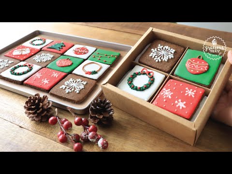 Best Christmas gifts | Gingerbread Cookies with Icing Sugar Frosting