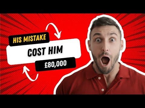 His mistake cost his company 80,000 pounds