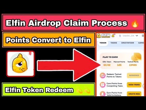 How To Convert Elfin Points To Elfin Token | Elfin Points Convert to Token | Elfin Airdrop Withdrw