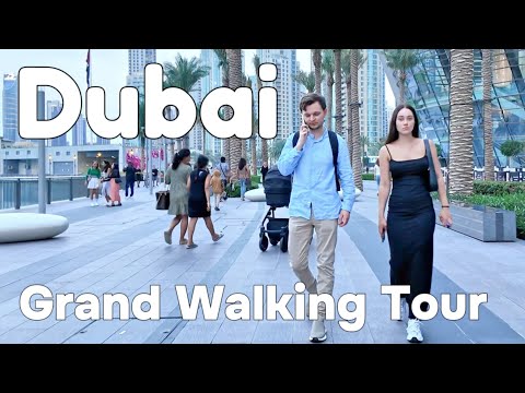 Dubai 🇦🇪 Grand Walking Tour of the City [4K] Compilation