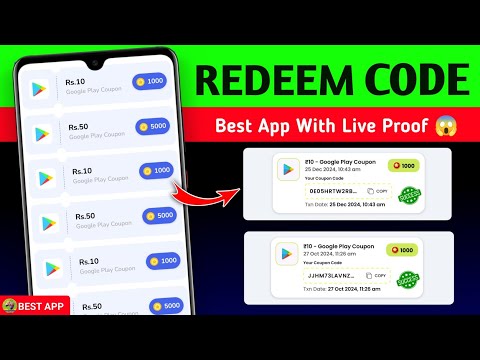 Live Proof 😱 | Free Redeem Code App | Free Redeem Code | Free Google Play Redeem Code App