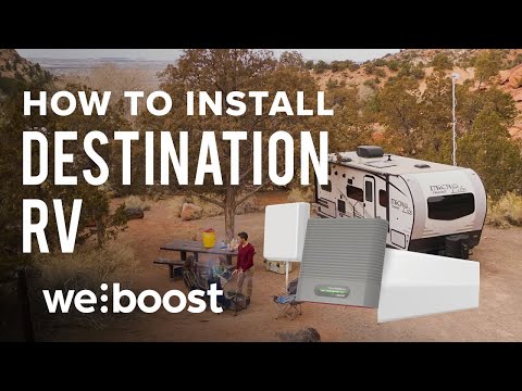 How to Install Your Destination RV Cell Phone Signal Booster | weBoost