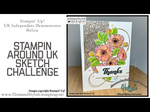 Stampin Around UK Video Hop: Sketch Challenge