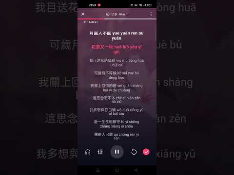 Lạc hoa kỷ Thu - Trí Tuệ Baby || 落花几秋 [智慧Baby] Karaoke Pinyin