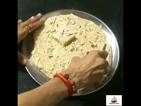 Peanut Barfi Recipe | Sweet Recipie | Dessert #shorts #ytshorts #shortsfeed