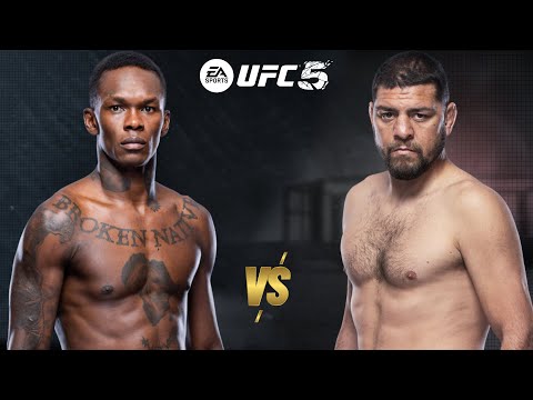 UFC 5 ISRAEL ADESANYA VS. NICK DIAZ FOR THE UFC WORLD MIDDLEWEIGHT CHAMPIONSHIP BELT!