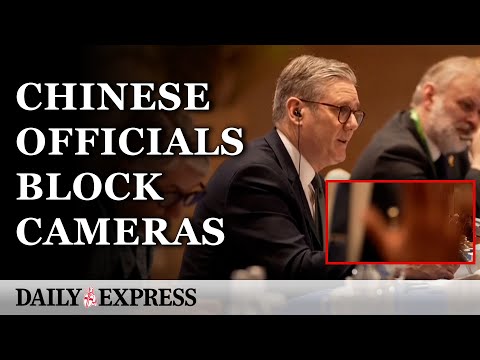 Journalists removed as Starmer confronts China's President Xi