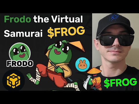 $FROG - FRODO THE VIRTUAL SAMURAI TOKEN CRYPTO COIN HOW TO BUY FROG MEMECOIN BNB BSC PANCAKESWAP NEW