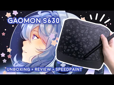 GAOMON S630 - Unboxing + Review + Speedpaint