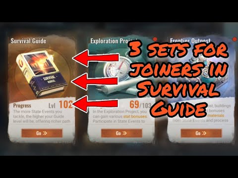 3 sets for joiners in Survival Guide @StateofSurvivalOfficial(english subtitles)