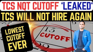 🔥TCS NQT Exam Cut-off Leaked | TCS NQT will not hire again | Free MOCK Test🔥