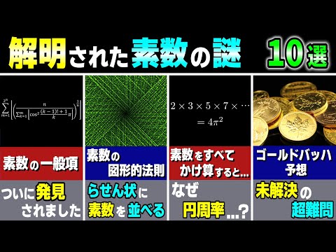 【総集編】解明された素数の謎【厳選10選】【睡眠用】