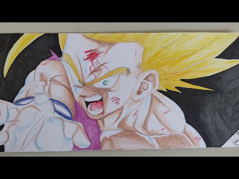 Drawing Gohan ssj2/ epic transformation