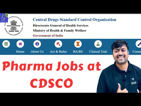 Pharma Jobs at CDSCO || Recruitment of Staff for National Tobacco Testing Laboratory  NTTL & TATA