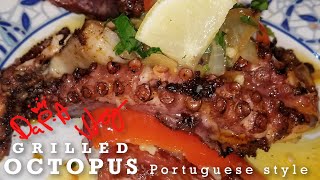 Grilled Octopus Recipe - Portuguese style grilled octopus