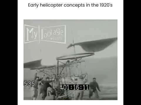 Early Helicopter Concepts of the 1920s 🚁 Where Flight Took Shape! #AviationHistory #learnwithme