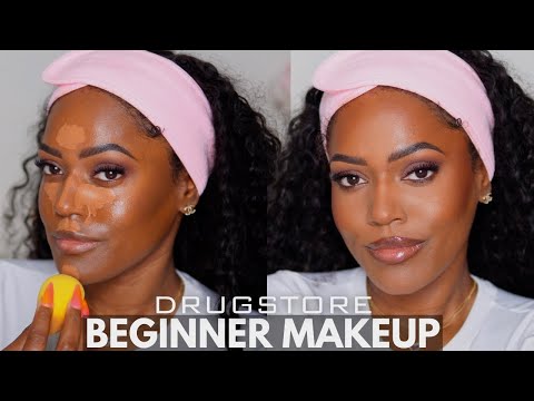 BEST DRUGSTORE MAKEUP BASE for DARK SKIN | MAKEUP FOR BEGINNERS