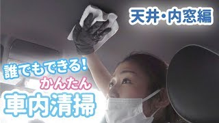 誰でもできる！車内清掃【天井・内窓編】