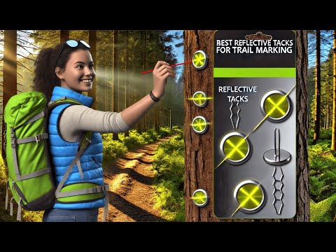 🔦 Best Reflective Tacks for Trail Marking | Trail Markers Reflective Trail Marker Pack 🏞️